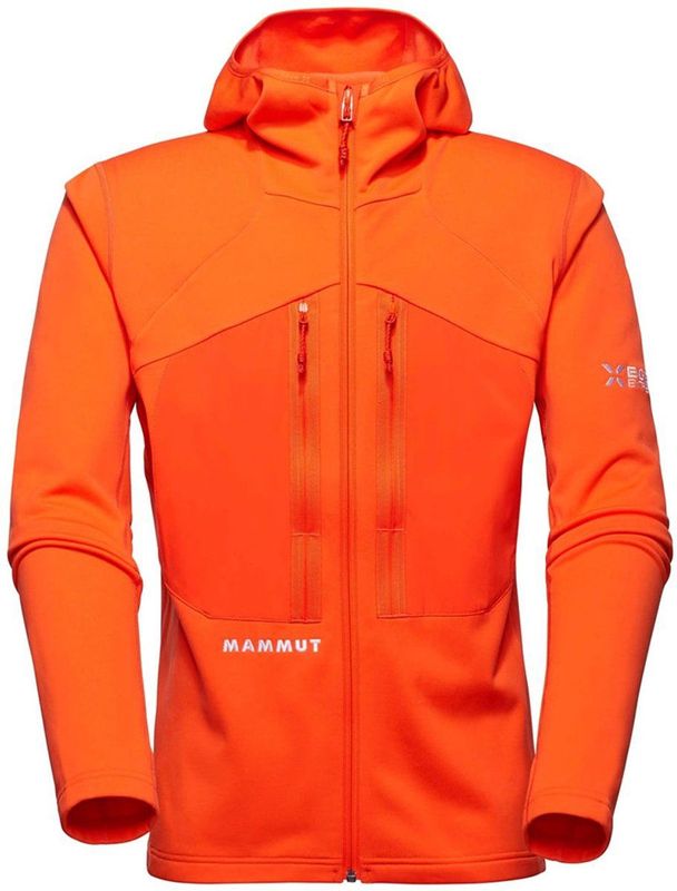 Mammut - Eiger Nordwand Advanced - Fleece - Oranje - Volledige Rits