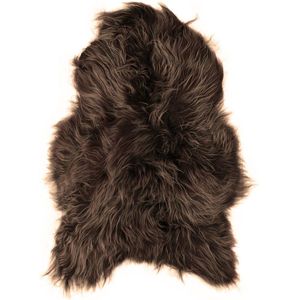 IJslands kastanjebruin schapenvacht - Donkerbruin schapenvacht