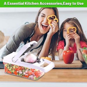 Vegetable Cutter / Multifunctionele Groentesnijder Veg Ui Dicer Salade Chopper
