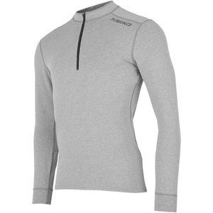 Fusion C3 Zip Neck Hardloopshirt Heren Grijs met rits
