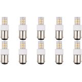 SPL - Ba15d - LED Lamp - Warm Wit - 2.1W - 255lm - LED Buislamp T17 - 10 Stuks