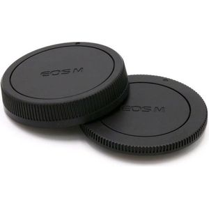 Achterdop+Bodydop (2 stuk): Canon EOS.M mount camera lens