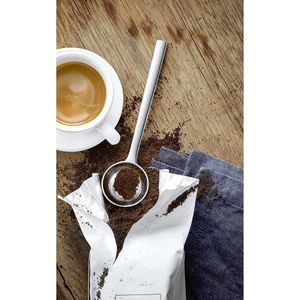 NORDIVAR® - Luxe Koffiemaatlepel van Roestvrij Staal, Zilverkleurig -