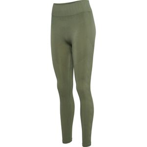 Hummel Damen Tights/Leggins Hmlmt Define Seaml Scrunch Tights Deep Lichen Green-L