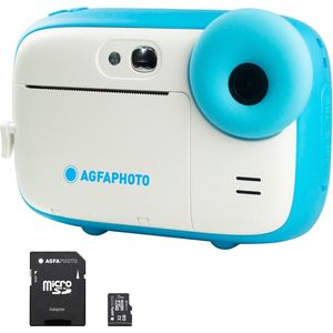 AGFA PHOTO Realikids Instant Cam - Blauw - Inclusief 32GB Micro SD