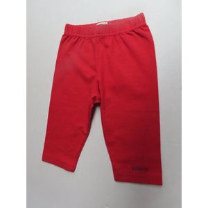 Legging - Meisjes - Effen - Rood - 3/ 4 lengte - 18 maand 81