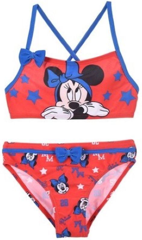 Disney - Minnie Mouse - Bikini - Maat 98 - Rood - Badpak 2-delig