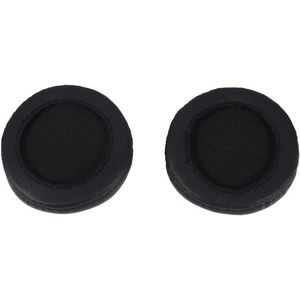 Green Glow - Zachte Oorkussens voor Hoofdtelefoon - PU Leer - Zwart - Vervangende Oorkussens met Zacht Schuim - Comfortabel en Duurzaam