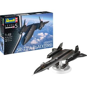 1:48 Revell 04967 Lockheed SR-71 A Blackbird Plane Plastic Modelbouwpakket