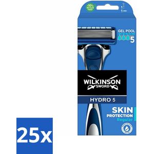 25 x Wilkinson - Navulmesjes - Hydro 5 Skin Protection Scheermes Regular - Comfortabel - 1 mesje - Glad Scheren - Scheermes Navulling - Scheermesjes Navulling - Scheerapparaat - Scheerapparaat Navulling