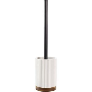 Gestreepte Toiletborstelhouder - NIAGARA - Zwart - Modern Ontwerp