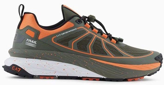 EA7 Emporio Armani - X8X193-XK408 - Sneakers - Grijs - Hardloopschoenen