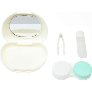 Benson Complete contactlenshouder met spiegel en accessoires - compact en handig voor onderweg