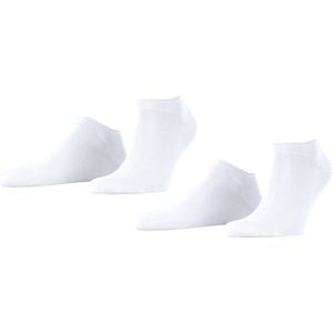 Esprit Basic Uni 2-Pack duurzaam organisch katoen multipack sneakersokken heren wit - Maat 47-50