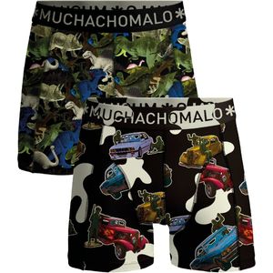 Muchachomalo Jongens Boxershort - 2 Pack - Maat 110/116 - Jongens Onderbroeken