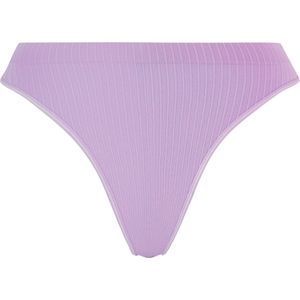 Hunkemöller Dames Lingerie Hoog uitgesneden string Dianne - Paars - maat XS