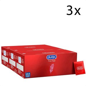 Durex Condooms Thin Feel - 144 stuks x3