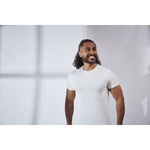 V-nus Dry Comfort Ronde Hals Wit 8-pack S