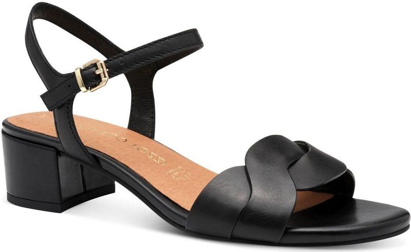 Marco Tozzi - 2-28208-44 - Sandaal - Zwart - Leer