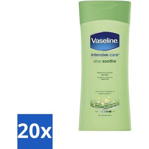 Vaseline - Aloe Soothe - Bodylotion - Verfrissend - 400 ml - Bulkverpakking - 20 stuks