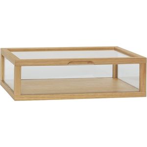 HÜBSCH INTERIOR - VIEW eiken tafelmodel vitrinekastje Small - 40x30xh12cm
