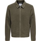 Only & Sons - Onsdenzel Wool Jacket - Jas - Walnut - Regular Fit