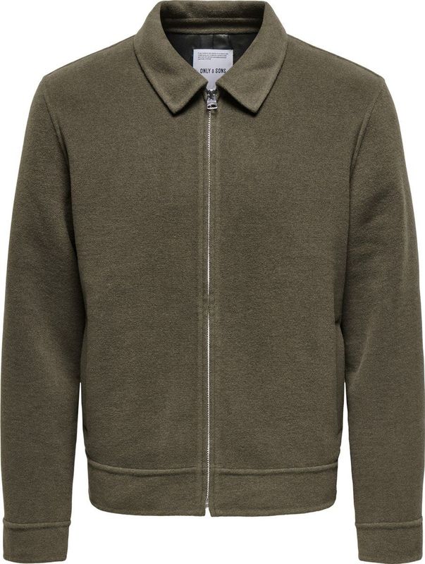 Only & Sons - Onsdenzel Wool Jacket - Jas - Walnut - Regular Fit