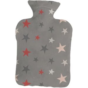 Warmwaterkruik - Fleece Overtrek - Lekvrij - 2 Liter - Snelle Warmte bij Buikpijn en Koude Dagen - Comfortabel en Veilig