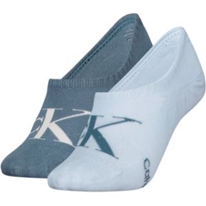 Calvin Klein 701228817 Onzichtbare Sokken 2 Paren Blauw EU 35-38 Vrouw