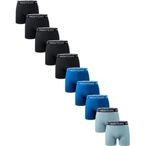 Heren Boxershorts - Onderbroeken Heren - Boxershorts - Ondergoed - Oceanic Overtones - 10 Pack Boxershorts - Maat: (S - XXL) - Dazzle Series - MONTCHO