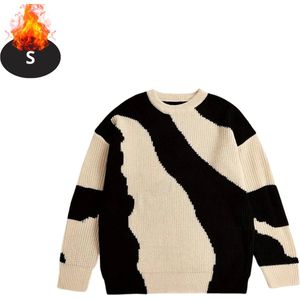 Nivard Sweater Heren - Sweaters - Hoodie - Warme Trui - Vest - Khaki - S