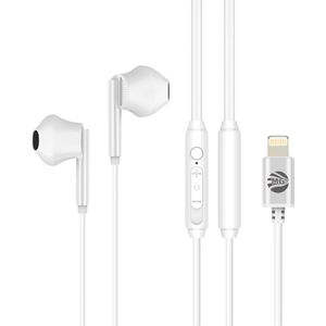MG DS1400 Stereo Earphones - HiFi-iOS Aansluiting - Wit - Met Draad