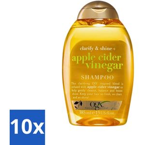 OGX - Apple Cider Vinegar - Shampoo - Clarify + Shine - 385 ml - Bulkverpakking - 10 stuks