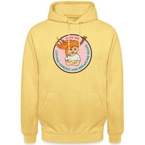 Pippi Langkous Wild Pippi Design Met Spreuk Hoodie Unisex