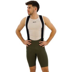 Santini Plush Fietsbroek Groen M Man