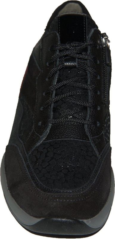 Durea Dames Sneaker - 6308-605-1738 Zwart/Combi - Wijdte H - Maat 3,5 (36,5)