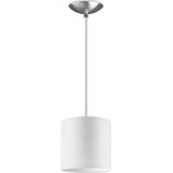 Home Sweet Home hanglamp Bling - verlichtingspendel Basic inclusief lampenkap - lampenkap 16/16/15cm - pendel lengte 100 cm - geschikt voor E27 LED lamp - wit