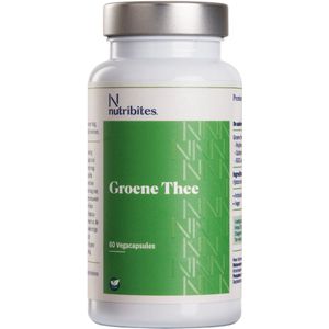 Nutribites - Groene Thee - Zuiver Supplement - Antioxidant - 60 Vegan Capsules