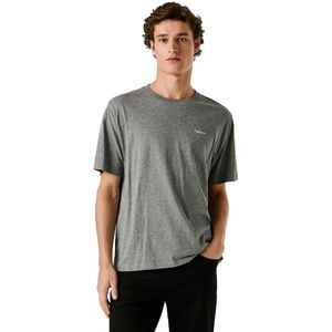 Pepe Jeans Contrast Connor T-shirt Met Korte Mouwen Grijs L Man