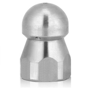 Sewer Jet Cleaning Nozzle - High Pressure Washer Nozzle - 3/8"" Sewer Jet Nozzle - RVS Drain Sandblasting Nozzle - Professionele Afvoerreiniging