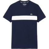 Lacoste - Reverse Croc Pique - T-shirt - Zwart - Korte Mouwen