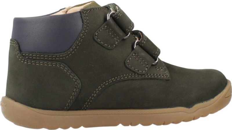 Geox B Macchia Boy First Walker Schoen, donkergroen/marineblauw, 19 EU, dark green navy, 19 EU