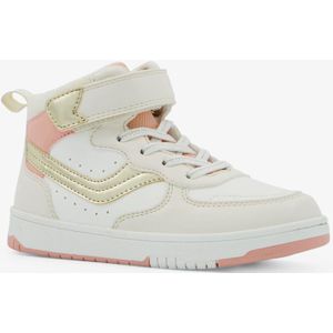 Blue Box hoge meisjes sneakers beige metallic - Maat 27