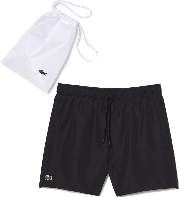 Lacoste Zwemshort Heren Zwart - Zwembroek - Maat S - Zwembroek