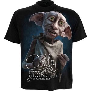 Harry Potter Dobby Heren T-shirt - zwart - 4XL