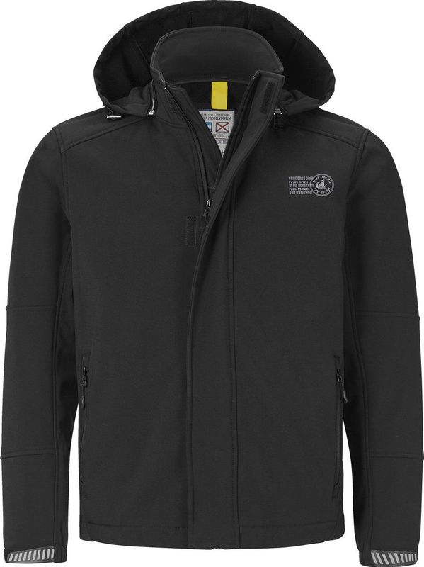 Jan Vanderstorm - MENNE - Softshelljack - Zwart