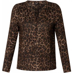 YEST Raissa Essential Tops - Multi Leopard - maat 36