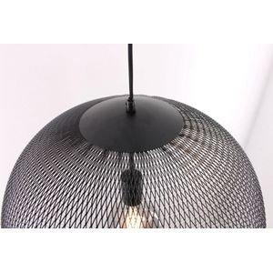 Light & Living Hanglamp Reilley - Zwart - 101x29x120cm - 3L - Modern - Hanglampen Eetkamer, Slaapkamer, Woonkamer