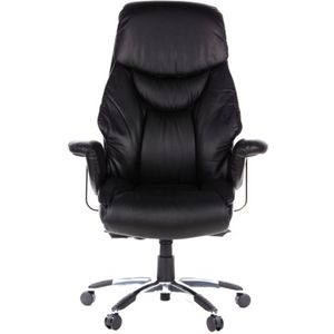 Directiestoel - Met Armleuning - Kunstleder - Zwart - Ergonomisch