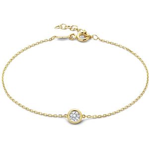 Beloro Jewels - Monte Napoleone - Dames Armband - Goud - 9 Karaat
